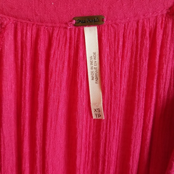 Free People 3/4 sleeve dress size xs/tp - Picture 3 of 7